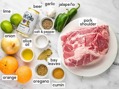 Insta Pot Pork Carnitas, Crockpot Carnitas Authentic, Insta Pot Carnitas Recipe, How To Cook Carnitas, Pork Carnitas Recipe Crock Pots, Crock Pot Carnitas Recipe, Pork Carnitas Marinade, Mexican Pulled Pork Crock Pot Recipes, Pork Shoulder Carnitas Crockpot