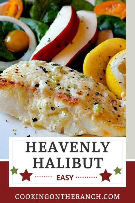 Garlic Halibut Recipes, Halibut Parmesan Recipes, Baked Halibut With Mayonnaise, Halibut Lasagna Recipe, Fresh Halibut Recipes Baked Fish, Halibut Oscar Recipe, Almond Crusted Halibut Recipes, Halibut And Shrimp Recipes, Halibut Recipes With Sauce