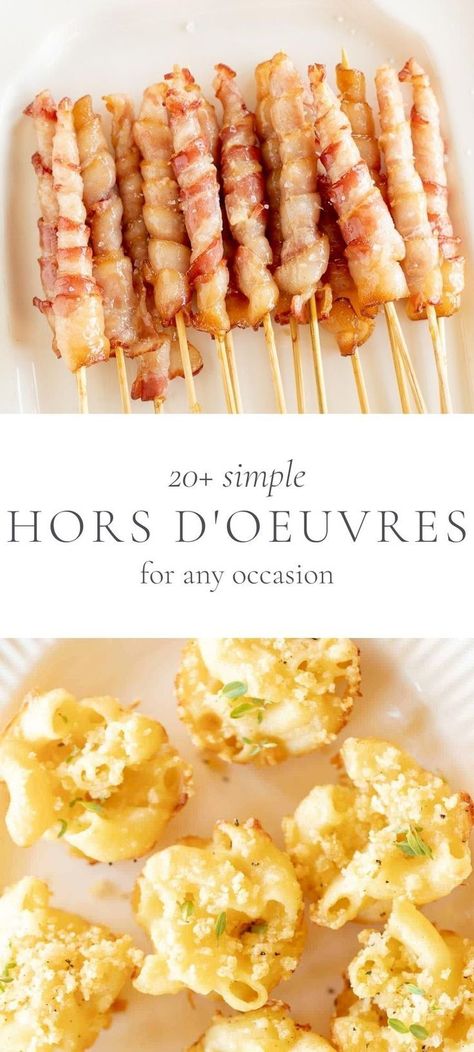 Bacon Skewers, Hors Doeuvres, Fancy Appetizers, Fall Appetizers, Julie Blanner, Savory Pies, Appetizers Easy Finger Food, Best Appetizer Recipes, Quick And Easy Appetizers