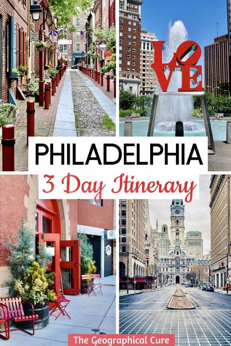 Pinterest pin for 3 days in Philadelphia Philadelphia In October, 1 Day In Philadelphia, Philadelphia Things To Do In One Day, Best Place To Stay In Philadelphia, Visiting Philadelphia, Philadelphia Aesthetic, Philadelphia Itinerary, Philadelphia Trip, Philadelphia Travel