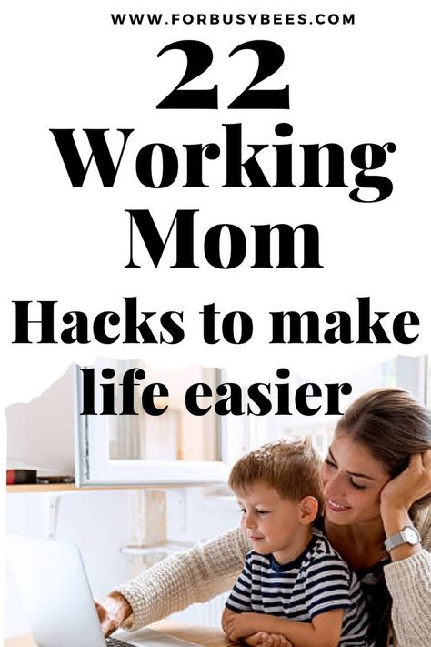 22 working mom hacks to make life easier Working Mom Hacks, Working Mom Organization, Working Mom Routine, Working Mom Guilt, Single Working Mom, Working Mom Schedule, Productive Moms, Mom Routine, Mom Schedule