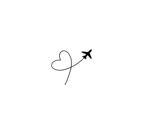 Interrailing Tattoo, Travel Simple Tattoo, Plane Line Art, Zzz Tattoo, Fine Line Plane Tattoo, Travel World Tattoo, Tiny Plane Tattoo, Two Paper Airplanes Flying Tattoo, Tiny Airplane Tattoo