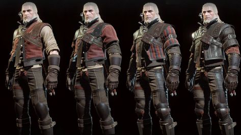 Witcher Wolf Armor, The Witcher Armor Concept Art, Witcher 3 Wolf Armor, Witcher 3 Armor Sets, Witcher Armour, Witcher 3 Armor, Wolf Armor, Witcher Armor, Yennefer Cosplay