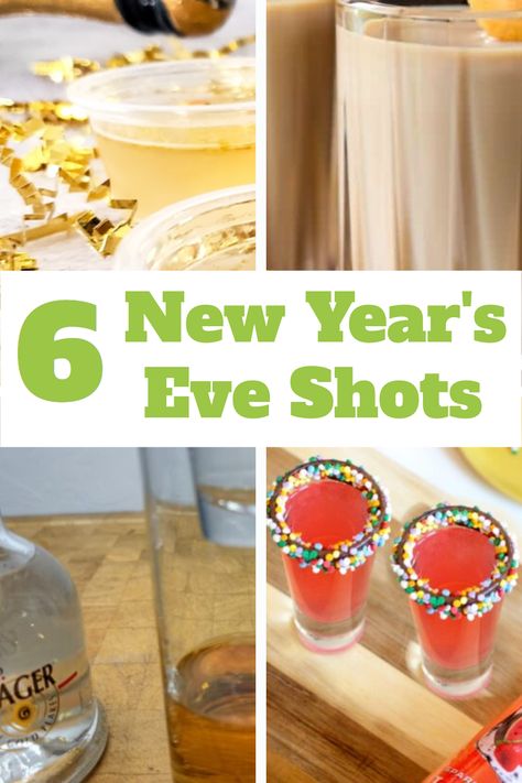 Boring toasts have had their day. It's time to step up your game and ring in the new year in style with our 6 unique New Year's Eve shots. These aren't your typical party shots, they're a celebration of taste, creativity and a toast to a new year full of joy, happiness and unforgettable moments. New Year Jello Shot Recipes, New Year’s Eve Shot Ideas, Nye Pudding Shots, New Years Eve Shooters, New Years Eve Pudding Shots, Nye Shots Cocktail Recipes, New Year’s Eve Pudding Shots, New Year Shots Drink Recipes, Nye Party Drink Ideas