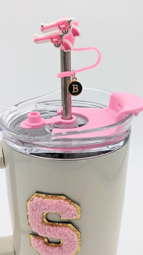 Personalized Initial Stanley Straw Topper Cover Supply Stanley Straw Charm Gun Topper Drink Cup Cover for Tumbler Straw Cap Pink Western Tip - Etsy Kids Party Favor Ideas, Corporate Appreciation Gifts, Realtor Client Gifts, Farmhouse Home Decor Ideas, Holiday Hostess Gifts, Unique Valentines Gifts, Cottage Rustic, Mom Care, Party Favor Ideas