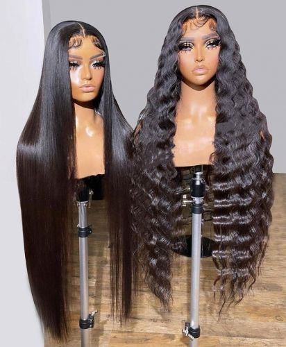 Long Wavy Wig Black Women, Long Wigs For Black Women, Types Of Wigs, Curly Frontal Wig, Brazilian Wigs, Brazilian Lace Front Wigs, Cheap Human Hair Wigs, Full Lace Wig Human Hair, Wavy Wedding Hair