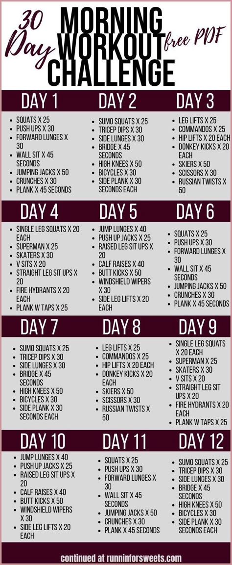 Simple Workout Plan At Home, 30 Days Workout Challenge Full Body At Home, 30 Day Challenge Fitness Full Body Workout Plans, Daily 30 Minute Workout At Home, Full Body Workout At Home 30 Day, Best Workouts At Home, Moderate Workout Plan, 30 Day Body Weight Workout, Whole Body Toning Workout At Home