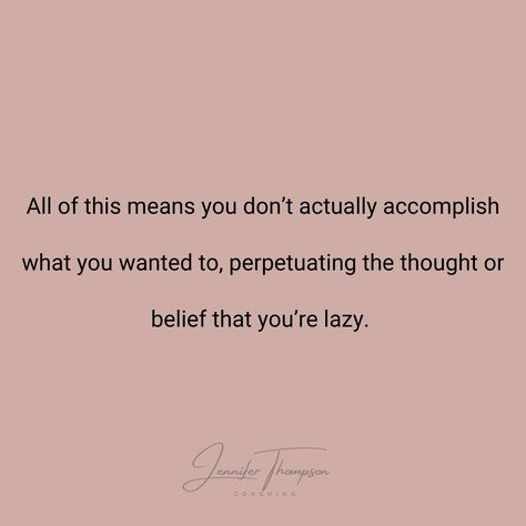 “I’m Lazy” is actually a thought, not a fact. 🧠 A thought that probably makes you feel guilty. 😔 And when you feel guilty, you hit the pantry for a snack 🍫, scroll the socials 📱, all while ruminating about how lazy you think you are. All of this means you don’t actually accomplish what you wanted to, perpetuating the thought or belief that you’re lazy. 🌀 Do you see how this all came from that one sneaky thought? 🤔 What could you think instead? #SelfLove #MindsetShift #MentalHealthAwaren... Make You Feel, Self Love, Thinking Of You, Coaching, How Are You Feeling, Make It Yourself, Feelings