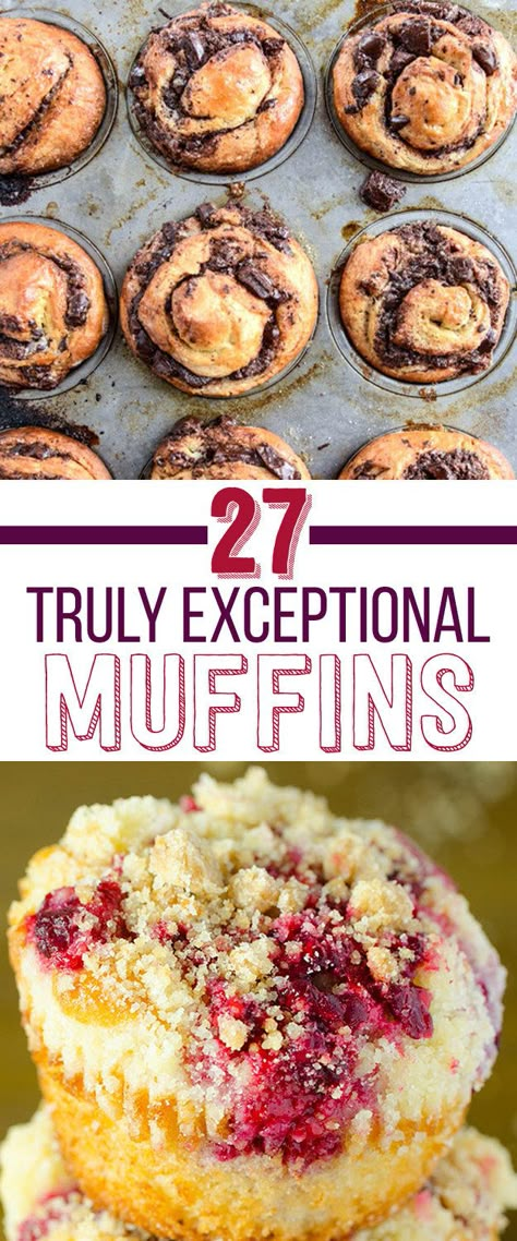 27 Delicious Muffins That Have It All Figured Out Muffins Blueberry, Delicious Muffins, The Muffin Man, Tin Recipes, Muffin Tin Recipes, Muffin Man, Healthy Muffins, Bread Muffins, Breakfast Muffins