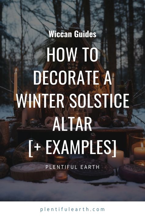 Yule Log Centerpiece Winter Solstice, January Alter Ideas, Winter Solstice Altar Ideas, Outdoor Alter Ideas Pagan, Yule Altar Ideas Winter Solstice, January Altar Ideas, Yule Altar Winter Solstice, Yule Alter Ideas, Wiccan Christmas Decor