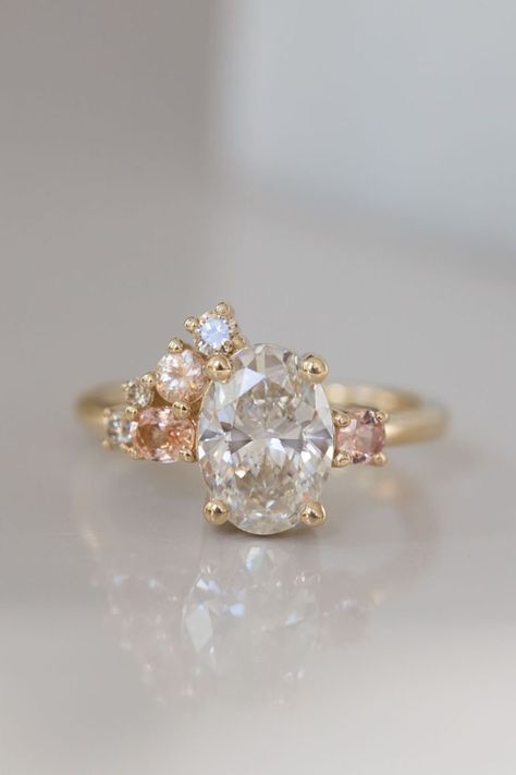 Diamond cluster ring