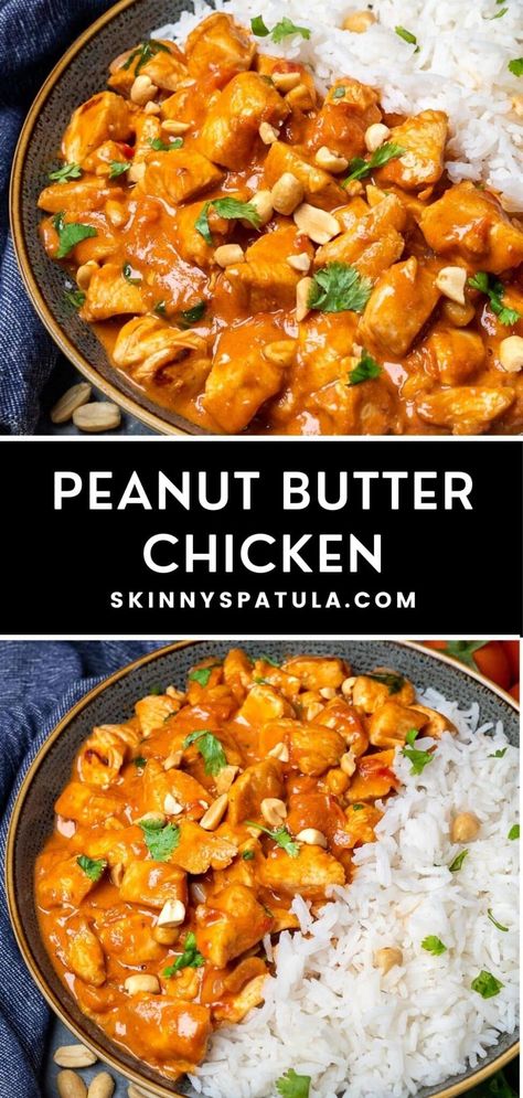 Peanut Butter Chicken Pasta, Nutritious Chicken Recipes, Healthy Peanut Chicken, Thai Coconut Curry Chicken Peanut Butter, African Peanut Butter Chicken, Thai Chicken Recipes Coconut Milk Peanut Butter, Chicken And Peanuts Recipe, Chicken In Peanut Butter Sauce, Instant Pot Peanut Butter Chicken