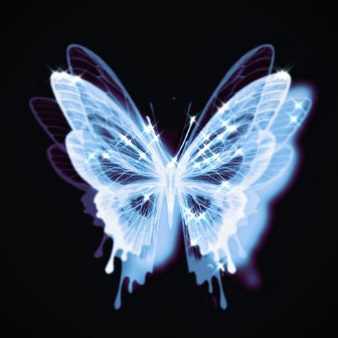 blue butterfly Butterfly Effect Aesthetic, Blue Magic Aesthetic, Blue Butterfly Aesthetic, Butterfly Pfp, Butterfly Profile, Butterfly Icon, Blue Aesthetic Dark, Blue Butterfly Wallpaper, Butterfly Png