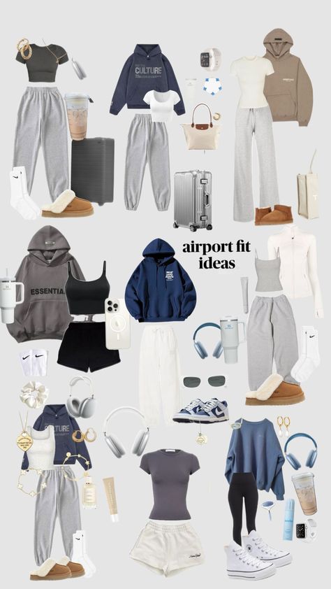 #airportoutfit #airportcrush #aesthetic Travel Day Outfit Summer, Airport Carry On, Winter Travel Outfit Airport, Outfit For Traveling On Plane, Air Port Outfit Ideas, Road Trip Aesthetic Outfit, Travel Outfit Aesthetic, Plane Outfit Airport Style Comfy, Airplane Fits