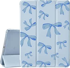 JOYLAND Dark Blue Bow Pad Case Blue Case for iPad 7th/8th/9th Generation,with Pencil Holder-Auto Wake/Sleep,Anti-Scratch Shockproof Premium Folio Stand Case for iPad 2019/2020/2021-10.2 inch Girly Christmas Gifts, Girly Christmas, Real Christmas, Blue Cases, Case For Ipad, Birthday Wishlist, Blue Bow, Ipad Cases, Cute Phone