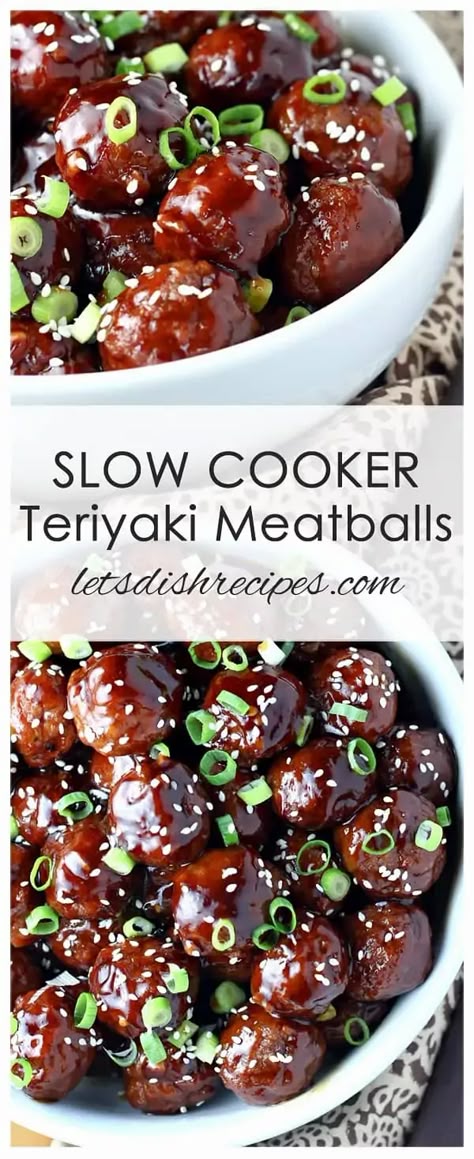 Teriyaki Meatballs Recipe, Slow Cooker Swedish Meatballs, Meatball Recipes Crockpot, Teriyaki Meatballs, Slow Cooker Teriyaki, Crock Pot Meatballs, Meatball Recipes Easy, Slow Cooker Meatballs, Homemade Teriyaki Sauce