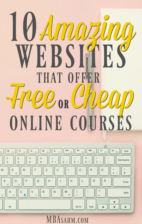 10 Amazing Sites that Offer Free or Cheap Online Courses - MBA sahm Free College Courses, Free Online Education, Free Online Learning, Importance Of Time Management, Free Classes, Amazing Websites, Free Online Classes, Free College, College Courses