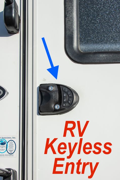 Our RV keyless entry door lock started acting up. Fortunately, the fix was easy! Rv Door Locks, Keyless Door Lock, Keyless Entry Door Locks, Entry Door Locks, The Fix, Entry Door, Keyless Entry, Door Locks, Entry Doors