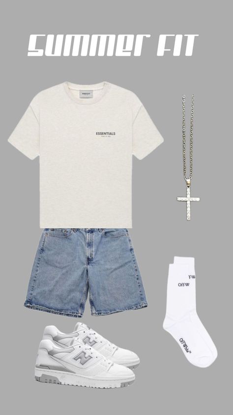 Neutral summer fit !! #mensfashion #summer #summeraesthetic #fyp #foryou Summer Outfit Guide, Guys Fashion Casual, New Balance Outfit, Trendy Boy Outfits, Hype Clothing, Mens Summer Outfits, Classy Outfits Men, Mens Casual Outfits Summer, Street Style Outfits Men