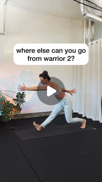 Bonnie Weeks on Instagram: "here’s 7 new ways to sequence with warrior 2.  sequencing is about breaking rules and creating new arbitrary ones.  it requires you to pause and ask more questions about where you’re moving, why, and how. THIS IS THE FUN PART!  if you try any of these, let me know how it goes!  and if you love the way I share sequencing ideas, you’re really gonna love the sequencing book. I’m writing for yoga teachers. 🐅👁️🤓" Seated Yoga Poses Sequence, Yogalates Sequence, Yoga Sequences Vinyasa, Halloween Yoga Sequence, Yoga Cool Down, Unique Yoga Sequence, Peak Yoga Poses, Core Yoga Sequence, Restorative Yoga Sequence With Props