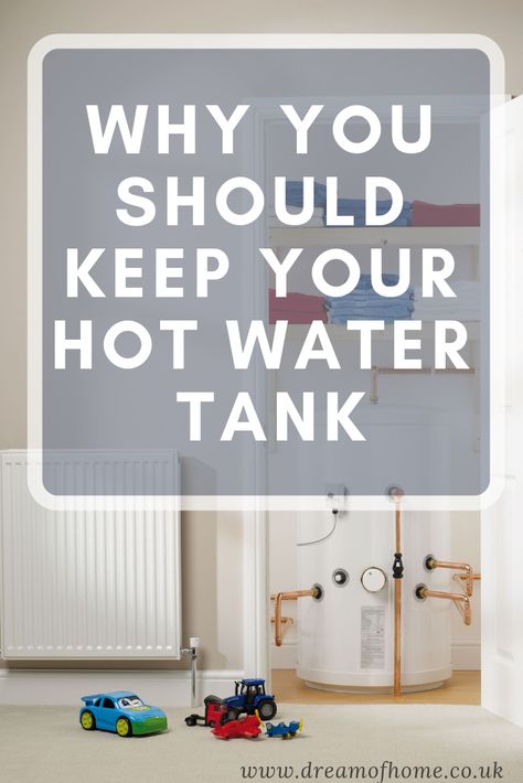 Combi boilers seem to be the future, but it might actually be better for you to keep your hot water tank system. Find out why. #warmhome Hot Water Tanks, Hot Water Tank, Water Boiler, Hot Water System, Home Decor Blog, Save Room, Diy Home Repair, Bathroom Inspo, Home Repairs