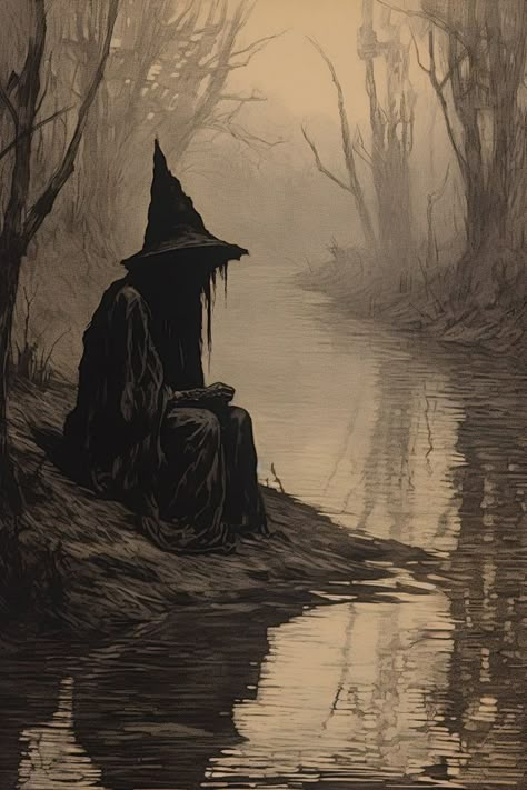 Baba Jaga, Dark Fantasy Artwork, Dark Artwork, رعب نفسي, 다크 판타지, Dark Art Illustrations, Beautiful Dark Art, Witch Art, Witch Aesthetic