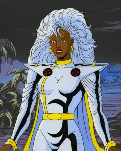 Storm 90s Xmen, Storm X Men 97, Storm Xmen 97, Storm Xmen Comic, Storm Goddess, X Men Animated Series, Goddess Of Thunder, Xmen Storm, Marvel Storm