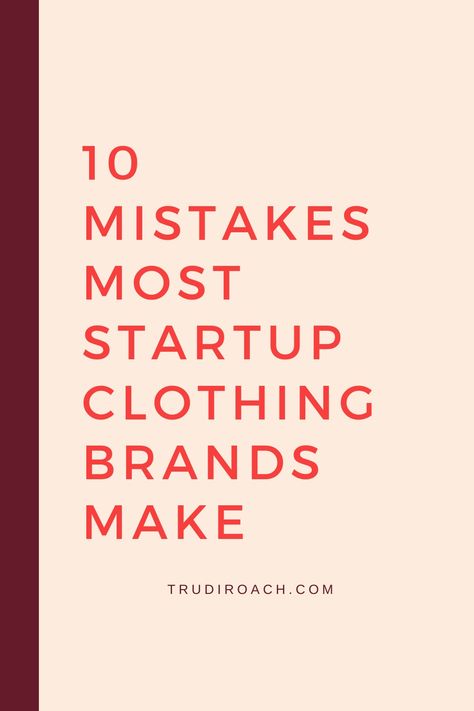 Improve your clothing brand's chances of success by learning from and avoiding these common mistakes. Join me in my latest video episode where we dive into how entrepreneurs and brand owners can avoid costly mistakes to grow their brand and create nore revenue. #clothingbusinesstips #clothingbusinessideas #getmoresales How To Start Your Own Brand, Creating A Fashion Brand, Launching A Clothing Brand, Marketing For Clothing Brand, Starting My Own Clothing Brand, Clothing Brand Collection, Branding For Clothing Brand, Clothing Line Branding, How To Start A Clothing Line