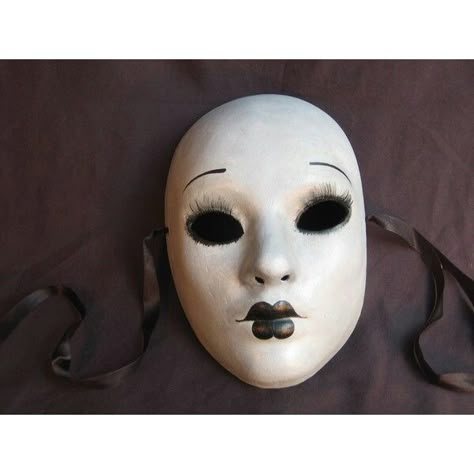 Creepy Masks, Paper Mache Mask, Ceramic Mask, Arte Monster High, Mask Aesthetic, Horror Masks, Broken Doll, Mask Ideas, Cool Masks