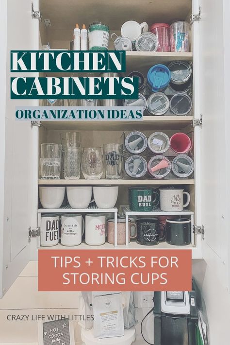 #storagehacks #diystorage #organizationhacks Kitchen Cabinets Organization Ideas, Cabinets Organization Ideas, Organize Your Kitchen Cabinets, Kitchen Cabinets Organization, Storage Small Space, Cabinet Organization Ideas, Organization Laundry Room, Tall Kitchen Cabinets, Kitchen Cabinet Organization Ideas