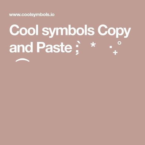 Get a list of cool symbols, emojis, and text art that you can copy and paste into your social media posts, emails, or anywhere else #Aesthetic_Symbols_Caption #Insta_Symbol_Bio #Insta_Bio_Ideas_Aesthetic_Symbols #Copy_And_Paste_Emojis #InstagramHighlightCovers #HighlightCoversInstagram Insta Symbol Bio, Aesthetic Symbols Caption, Insta Bio Ideas Aesthetic Symbols, Ts Symbol Copy And Paste, Username Symbols Aesthetic, Cute Copy And Paste Emojis, How To Get Aesthetic Symbols, Star Symbol Copy And Paste, Twitter Bio Ideas Twitter Bio Ideas Aesthetic