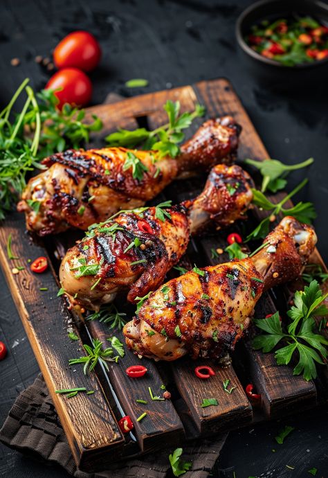 Learn How to Cook Easy Air Fryer Chicken Drumsticks Recipe For Free | Recipes You'll Love, Made Easy! Air Fryer Bbq Chicken Drumsticks, Chicken Recipes Air Fryer, Air Fryer Chicken Drumsticks, Turkey Cooking Times, Crispy Air Fryer Chicken, Perfect Roast Turkey, Drumsticks Recipe, Easy Turkey Recipes, Turkey Spices