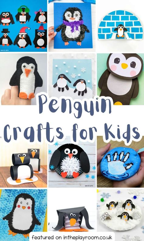 28 Easy And Cool Penguin Crafts For Kids P Is For Penguin Craft, Penguin Art And Craft, Penguin Kindergarten Craft, Penguin Projects For Kids, Easy Penguin Crafts For Kids, Penguin Crafts For Kids Preschool, Penguin Kids Craft, Easy Winter Activities For Kids, Penguin Toddler Craft