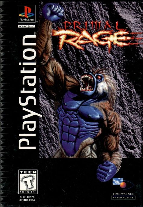 Cover art for Primal Rage (PlayStation) database containing game description & game shots, credits, groups, press, forums, reviews, release dates and more. Rage Video Game, Primal Rage, Rage Game, Video Game Nostalgia, Ps1 Games, High Games, Playstation One, Atari Jaguar, Arcade Console