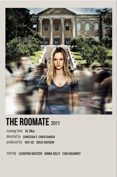 The Roommate Movie, Chick Flick Movies, Movies Minimalist, Polaroid Movie Poster, The Roommate, Movies To Watch Teenagers, Movie And Series, Night Film, Movie To Watch List