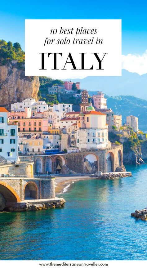 Solo Italy Trip, Must Go Places In The World, Mindful Travel, Italy Places, Woman Traveling, Travel Maldives, Best Places In Italy, Travel In Italy, Solo Traveling