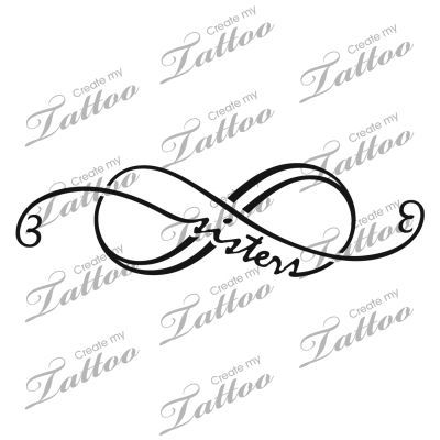 Sister infinity Sister Tattoo Infinity, Puzzle Tattoo, Sister Tat, Sisters Tattoo, Sister Tattoo, Infinity Tattoos, Tattoo Me, Sister Tattoos, New Tattoo