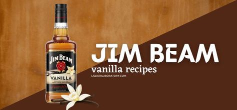 Jim Bean Vanilla Drinks, Jim Beam Vanilla Recipes, Jim Beam Vanilla Drinks, Jim Beam Drinks, Vanilla Drink Recipes, Caramel Bourbon, Vanilla Cocktail, Jim Bean, Vanilla Drinks