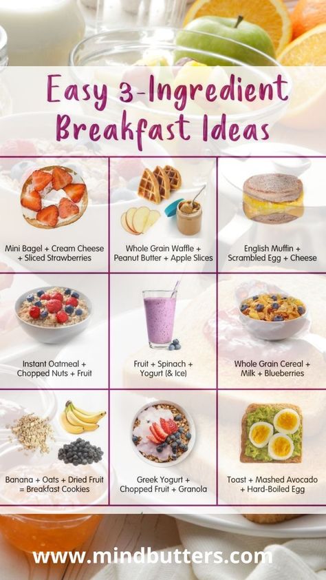 Small Breakfast Ideas Simple, Easy Breakfast Ideas To Take To Work, Quick Easy And Healthy Breakfast Ideas, Easy Light Breakfast Ideas Healthy, Ready Breakfast Ideas, Breakfast For Middle Schoolers, Quick N Easy Breakfast Ideas, Simple And Fast Breakfast Ideas, Cute Simple Breakfast Ideas