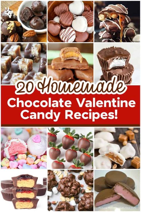 Valentine Candies Recipes, Valentine’s Day Candy Recipes, Homemade Valentines Day Chocolates, Valentine Candies Ideas, Molded Chocolate Candy Recipe, Valentines Chocolate Recipes, Valentine Homemade Treats, Homemade Valentines Chocolates, Easy Valentine Candy Recipes