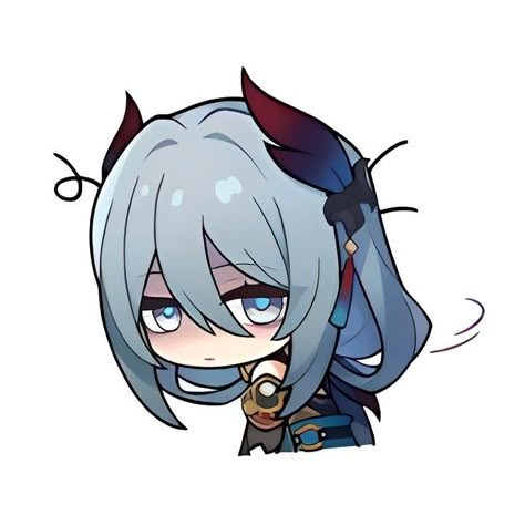 Honkai Chibi Icon, Hsr Chibi Icons, Hsr Sticker Chibi, Hsr Chibi Sticker, Hanya Hsr Fanart, Hanya Honkai Star Rail Fanart, Hsr Emoji, Hsr Emotes, Hanya Honkai Star Rail