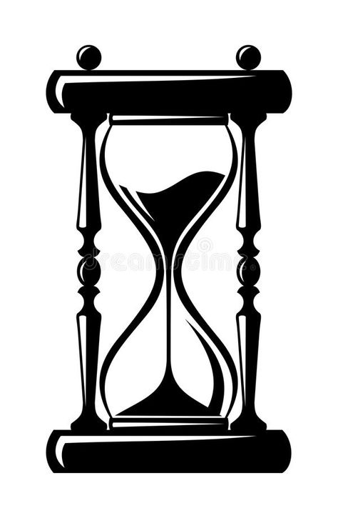 Hourglass. black silhouette. Black silhouette of hourglass on a white background #Sponsored , #advertisement, #Sponsored, #black, #white, #background, #silhouette Hourglass Drawing, Hourglass Tattoo, M Tattoos, Sand Clock, Vw Art, Paint Nite, Tattoo Style Drawings, Hour Glass, Japanese Tattoo Art