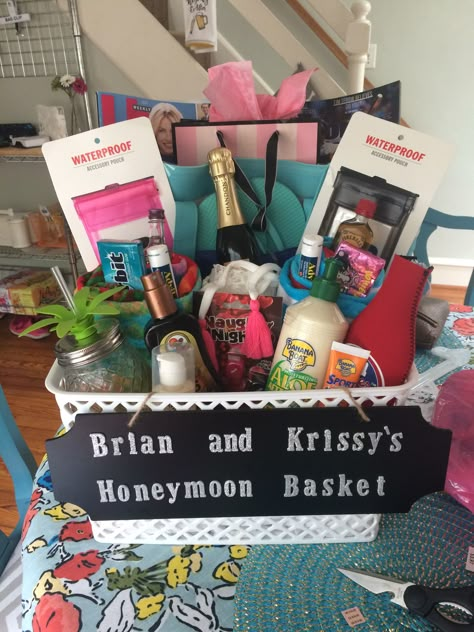 Honeymoon gift basket