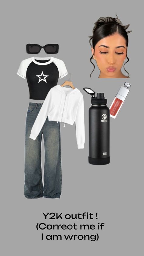 #y2k Y2K outfit Uni Outfits, Outfits Y2k, Lip Glow, Y2k Fashion, Simple Outfits, Lips