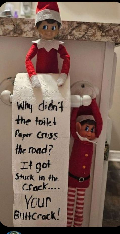 Bathroom Jokes, Baking Fails, Elf Ideas Easy, Elf Funny, Elf Magic, Awesome Elf On The Shelf Ideas, Elf Activities, Xmas Elf, Elf Antics