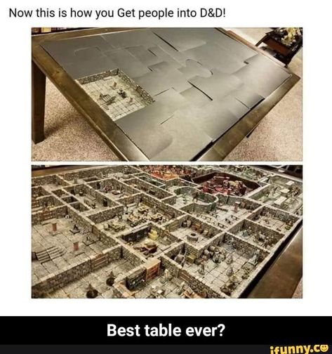 Dnd Room, Dnd Table, Dnd Diy, Dragon Table, Dnd Crafts, Dungeons And Dragons Memes, Dnd Funny, Dnd Memes, Dungeons And Dragons Game