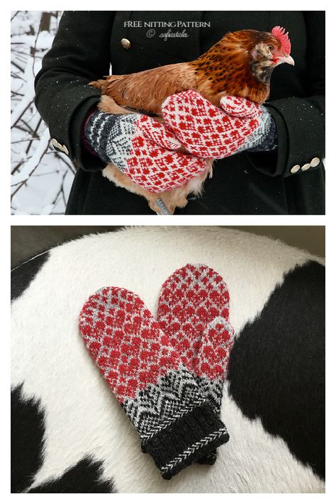 Jorid's Christmas Heart Mittens Free Knitting Pattern Lettlopi Mittens, Norwegian Knitting Pattern Free, Free Ravelry Knitting Patterns, Heart Mittens, Stranded Knitting Patterns, Norwegian Knitting, Stranded Knitting, Yarn Spinning, Ravelry Knitting