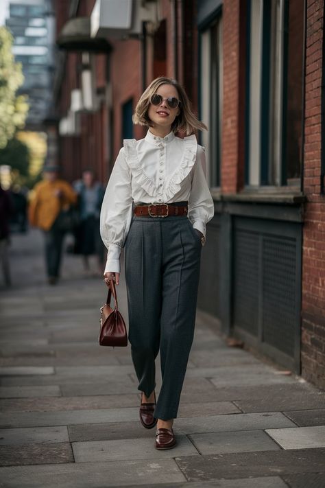 Dark Academia Spring Outfit, Fall Academia Aesthetic, Romantic Academia Aesthetic Outfit, British Style Women Outfits, Dark Academia Outfit Women, Vintage Classy Outfits, Outfits Wardrobe, Dark Academia Outfits, Dark Academia Outfit