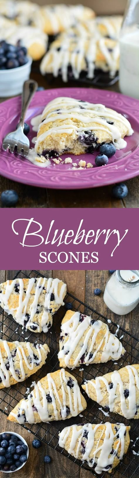 These buttery, moist, and tender Blueberry Scones are the perfect way to eat up those summer blueberries! Recipe Categories, Homemade Snickers, Blueberry Scones, Town Home, Easy No Bake Desserts, Blueberry Recipes, Whoopie Pies, Scone Recipe, Be Happier