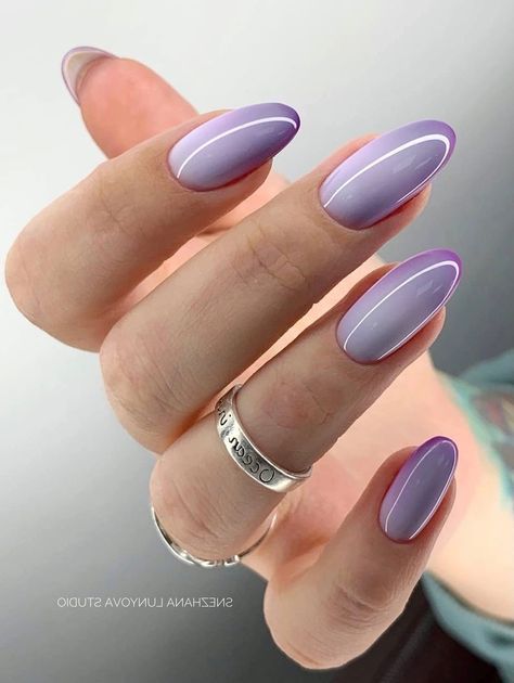 Cute Art Designs, French Tips Black, Black And White Inspiration, Ocean Nails, Green And Violet, Violet Nails, Unghie Sfumate, Pastel Nails Designs, Glittery Nails